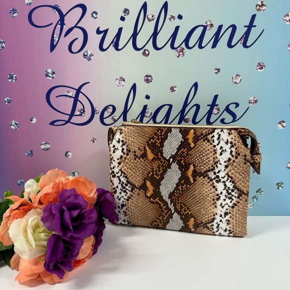 🐍SNAKESKIN CROSSBODY BAG - Picture 1 of 9